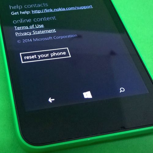 Как сделать сброс телефона в windows phone Как сделать сброс телефона в windows phone
