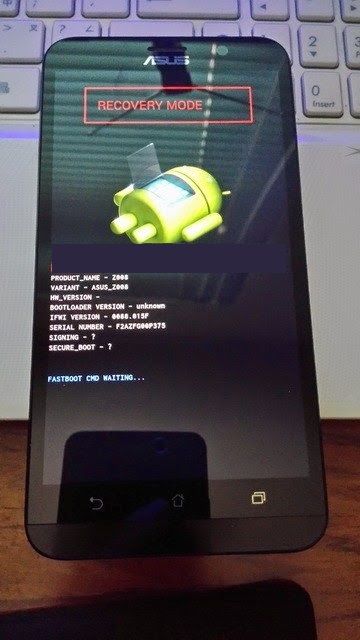 Хард ресет Asus Zenfone 2: сброс к заводским настройкам