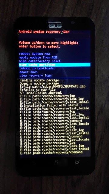 Хард ресет Asus Zenfone 2: сброс к заводским настройкам