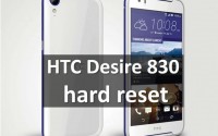 HTC Desire 830 hard reset: возвращаем заводские настройки