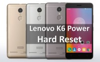Lenovo K6 Power hard reset: сброс к заводским настройкам