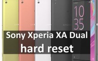 Sony Xperia XA Dual hard reset: снять графический ключ