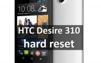 HTC Desire 310 hard reset: сброс к заводским настройкам