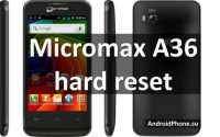 Micromax A36 hard reset и сброс настроек через компьютер